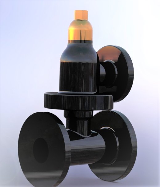 带弹簧的安全阀3D数模图纸 Solidworks设计 附工程图缩略图